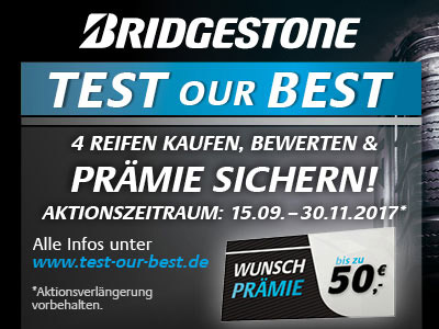 Bridgestone Winterreifen Aktion