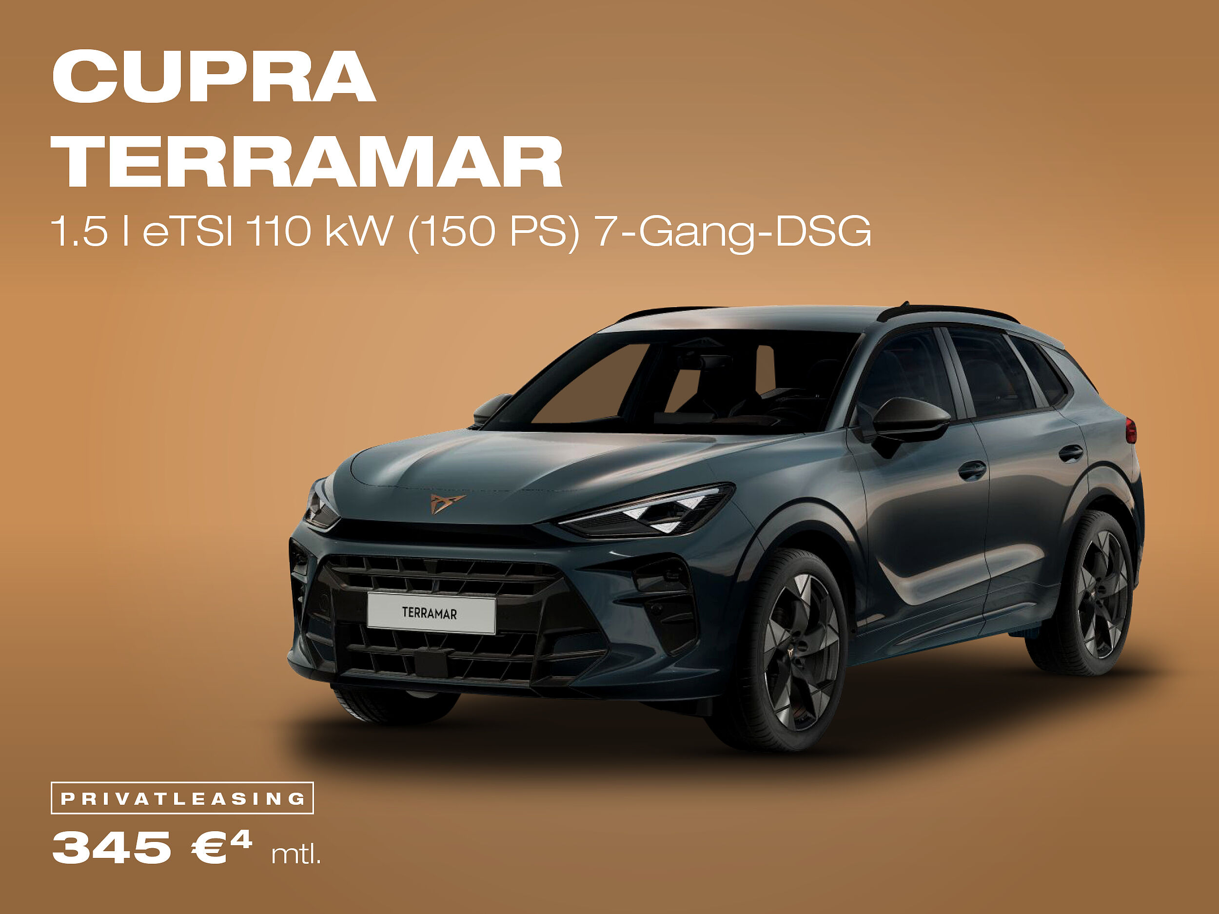 CUPRA Terramar eTSI, Leasingangebote für Privatkunden CUPRA Terramar eTSI, blaugrau