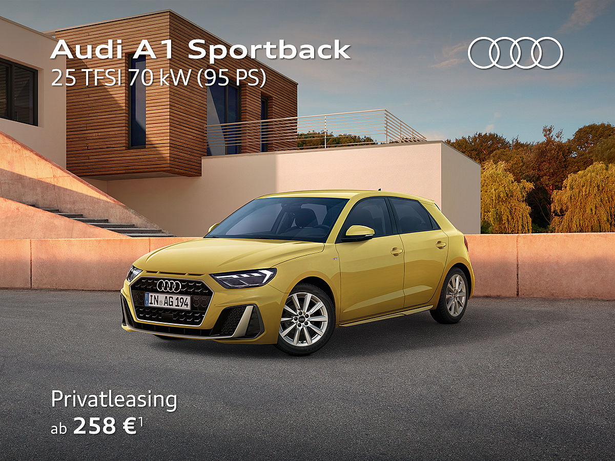 Audi A1 Sportback Gebrauchtwagen, gelb