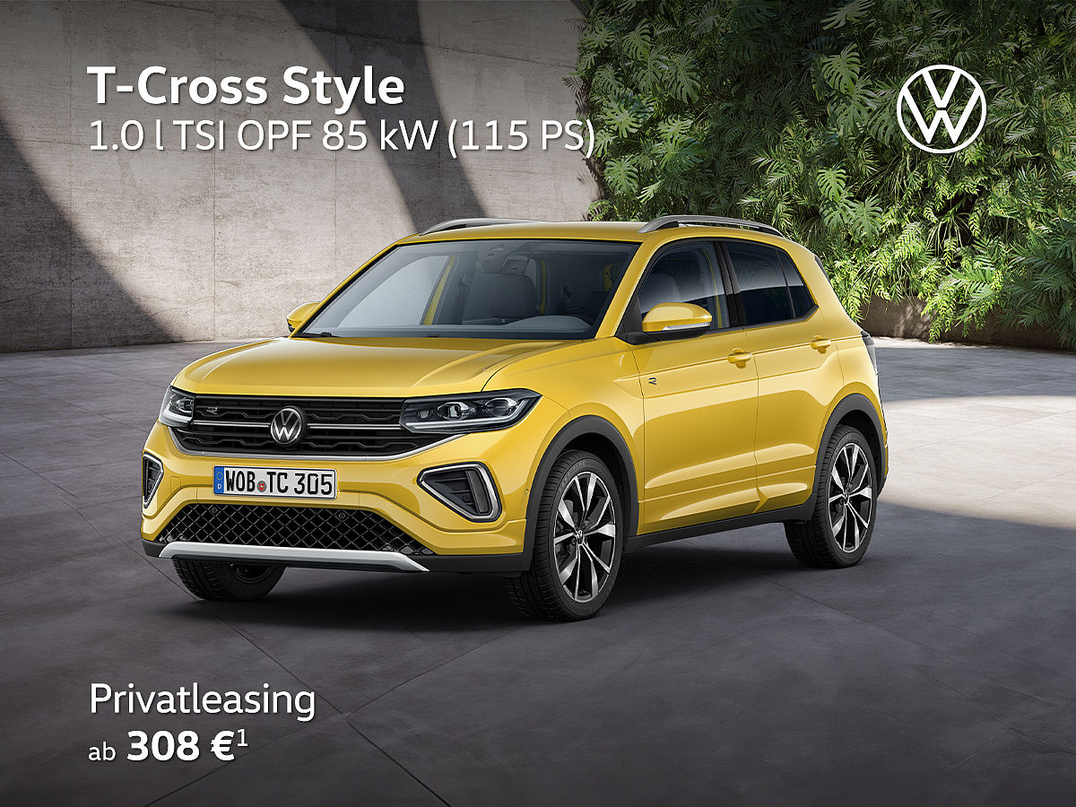Volkswagen T-Cross, gelb