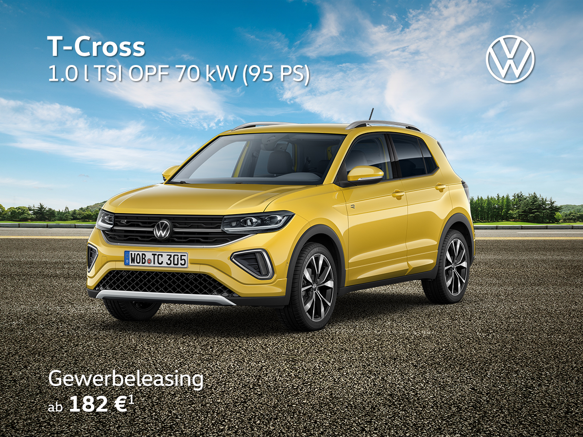 VW T-Cross, gelb