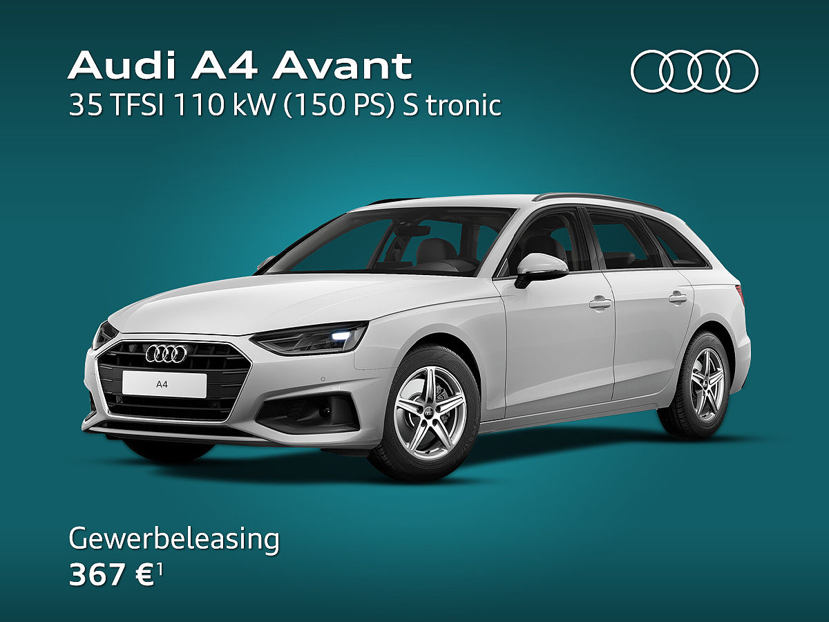 Audi A4 Avant, weiß