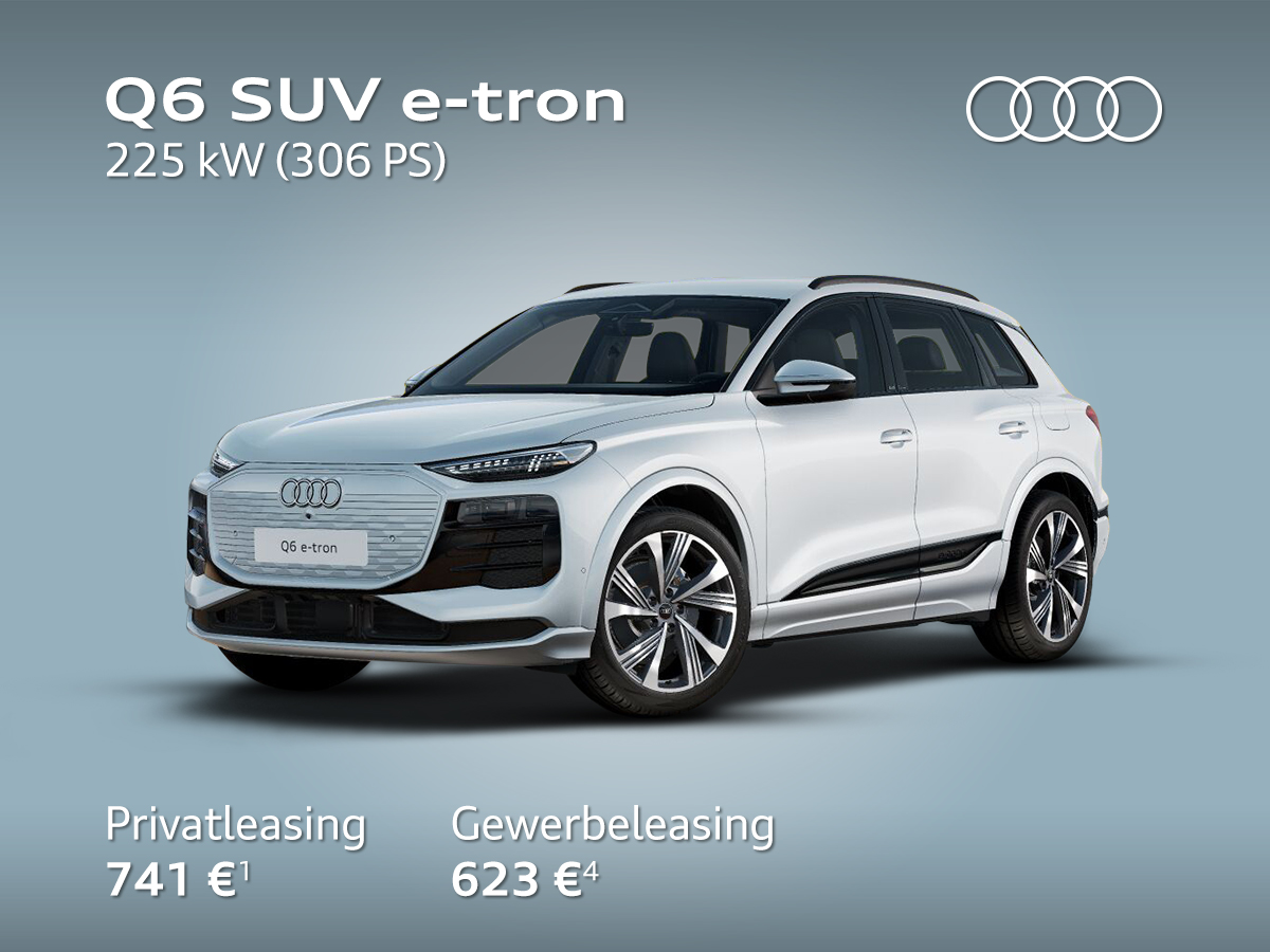 Audi Q6 SUV, weiß