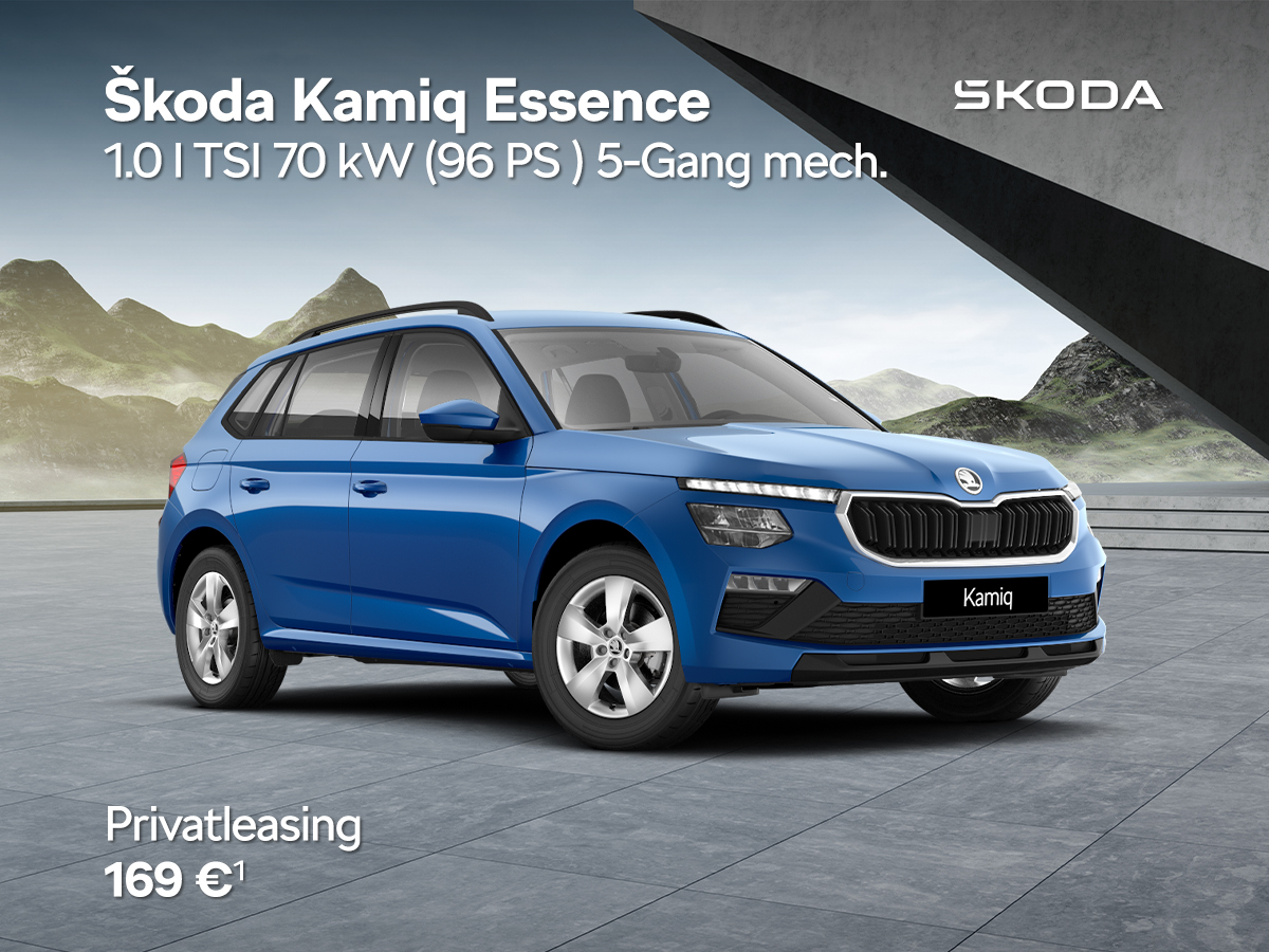 Škoda Kamiq Essence, blau