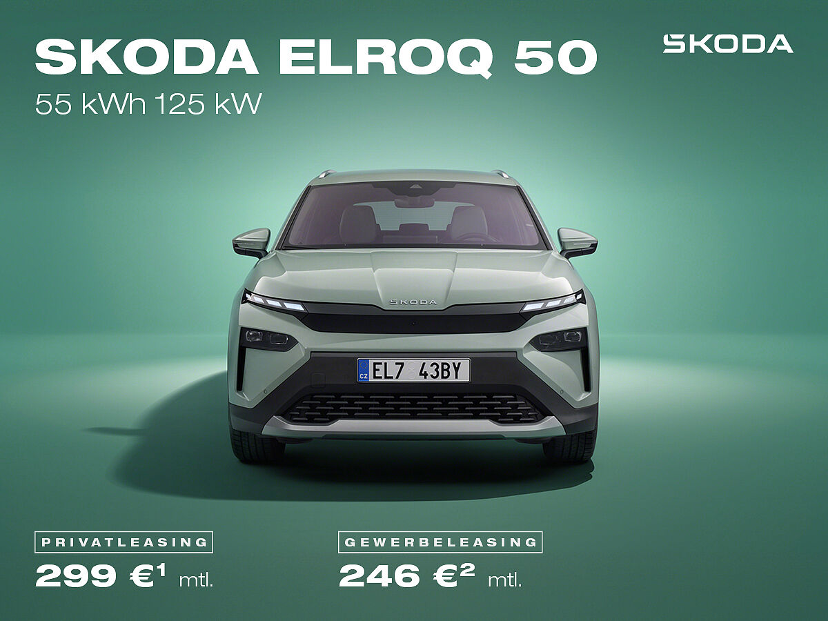 Škoda Elroq, lindgrün