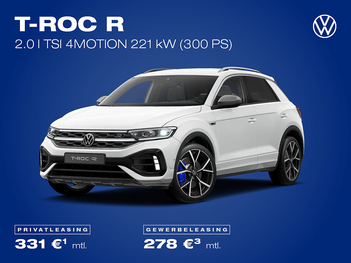 Volkswagen T-Roc R, weiß