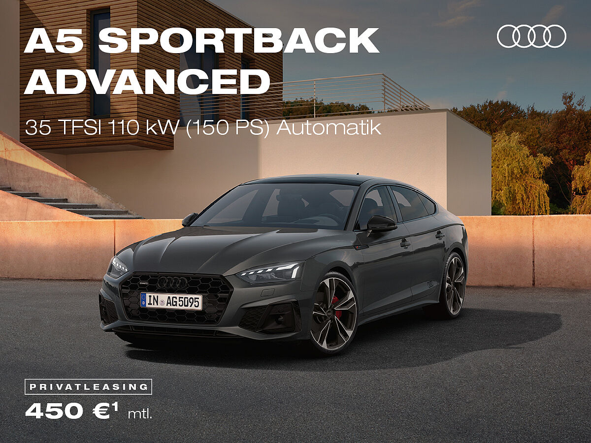 Audi A5 Sportback, grau metallic