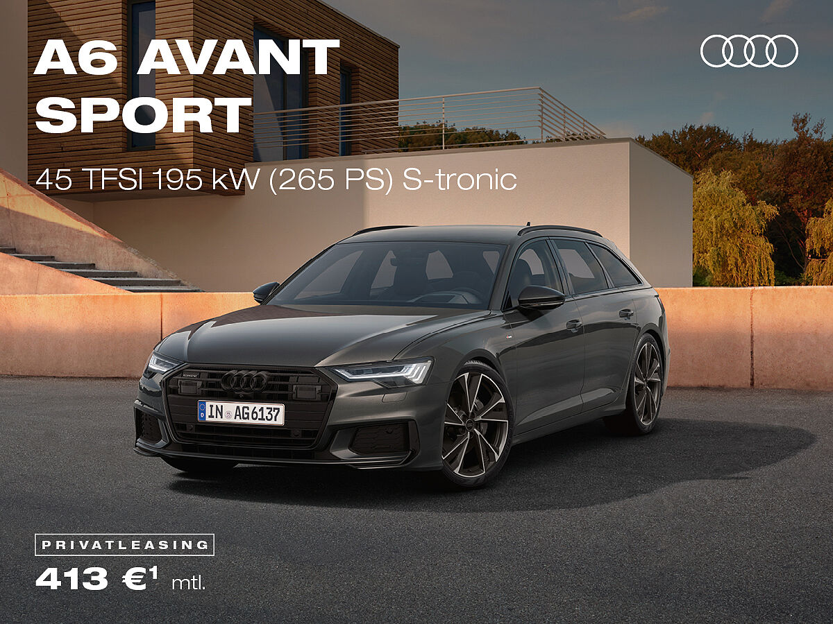 Audi A6 Avant, grau metallic