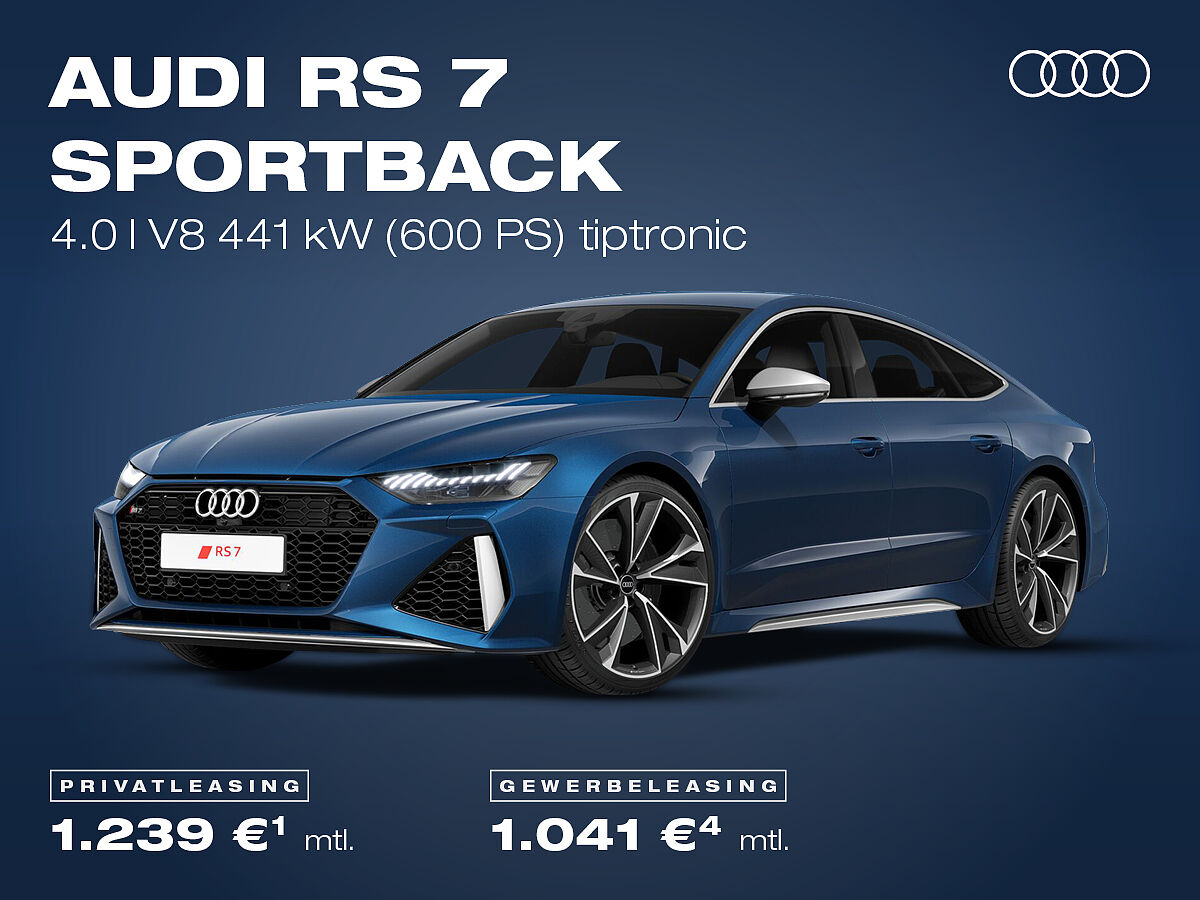 Audi RS7 Sportback, blau