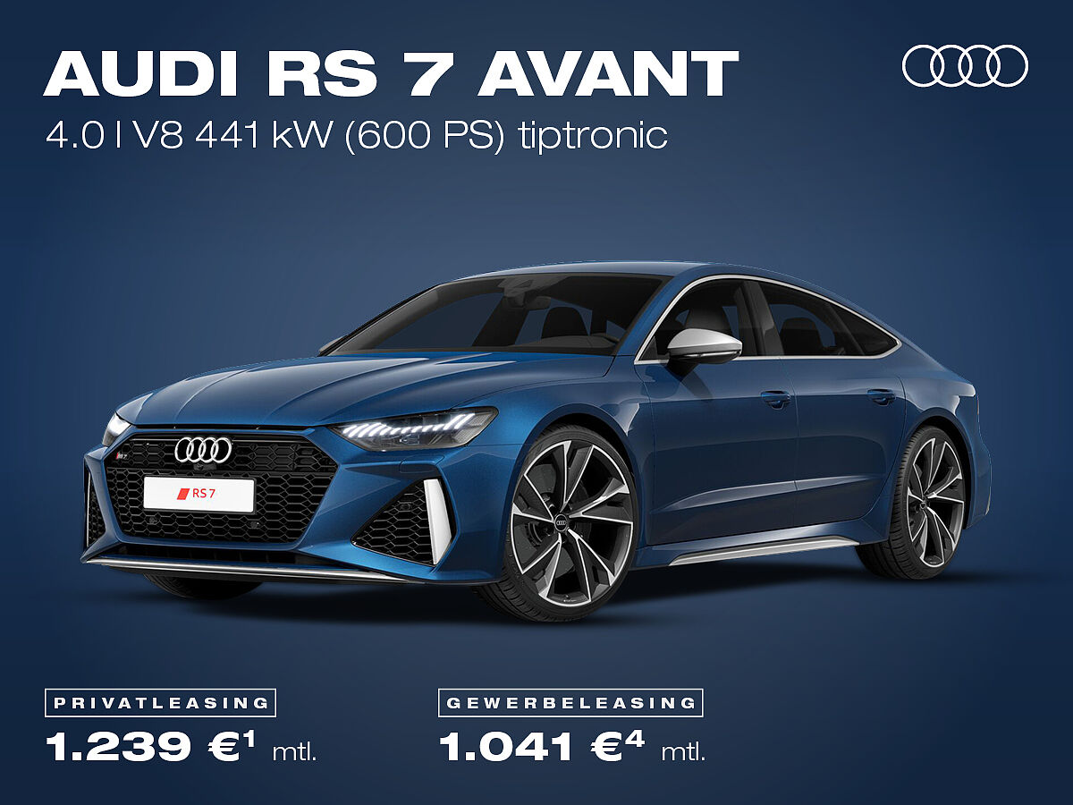 Audi RS7 Sportback, blau