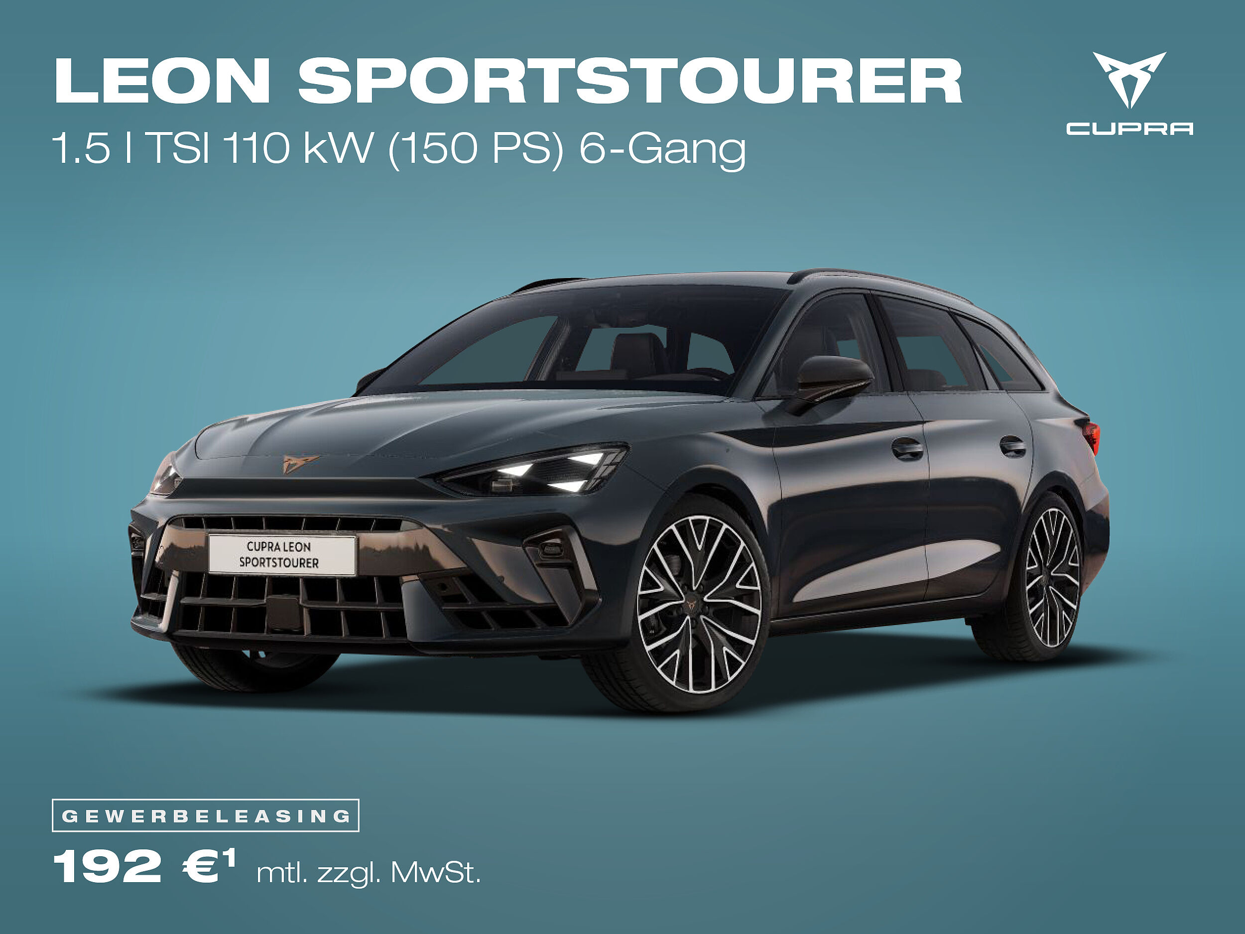 Der CUPRA Leon Sportstourer, Magnetic Grau