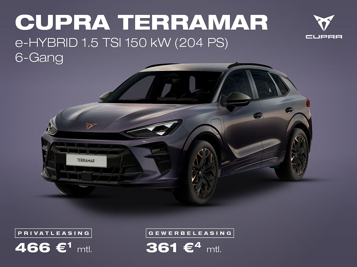 CUPRA Terramar, midnight schwarz 