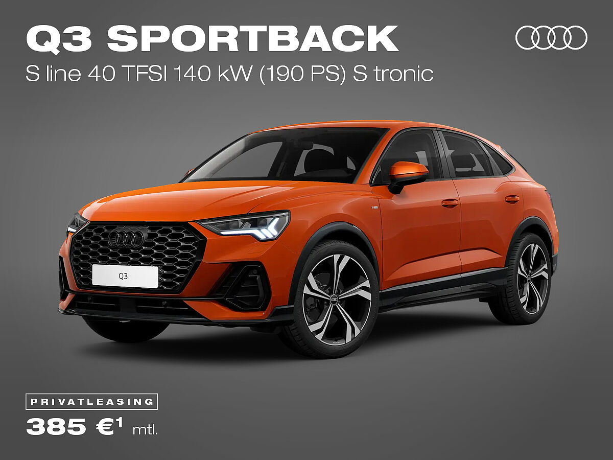 Audi Q3 Sportback, orange