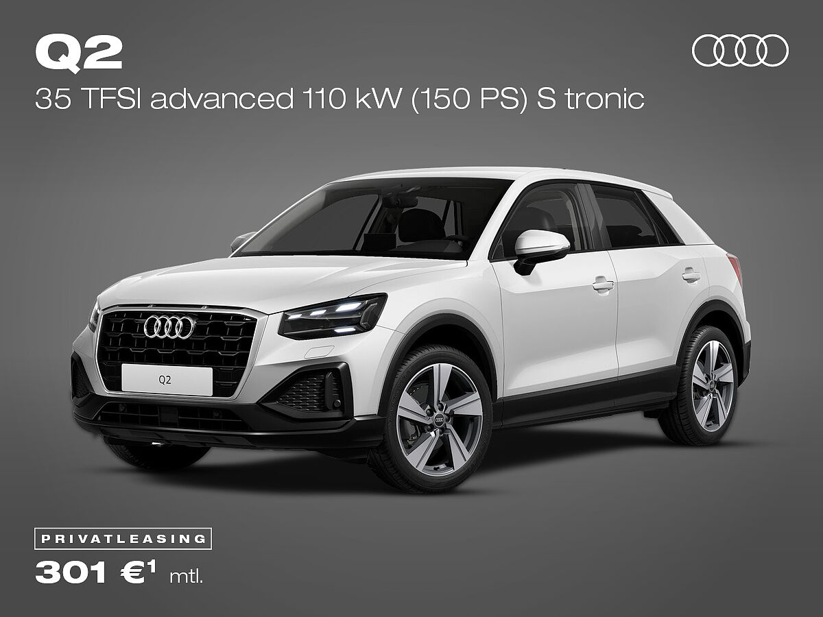 Audi Q2, weiß