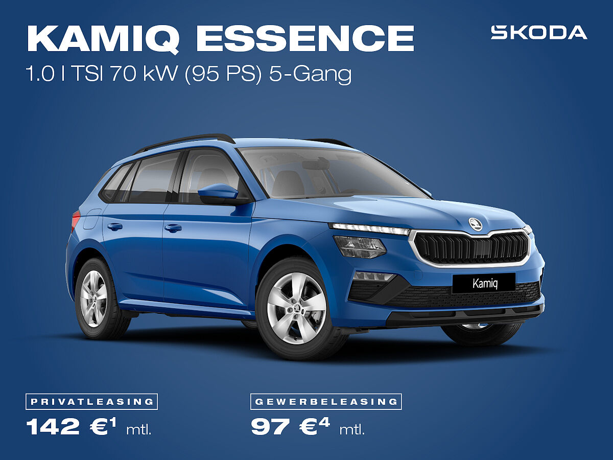 Škoda Kamiq Essence, blau