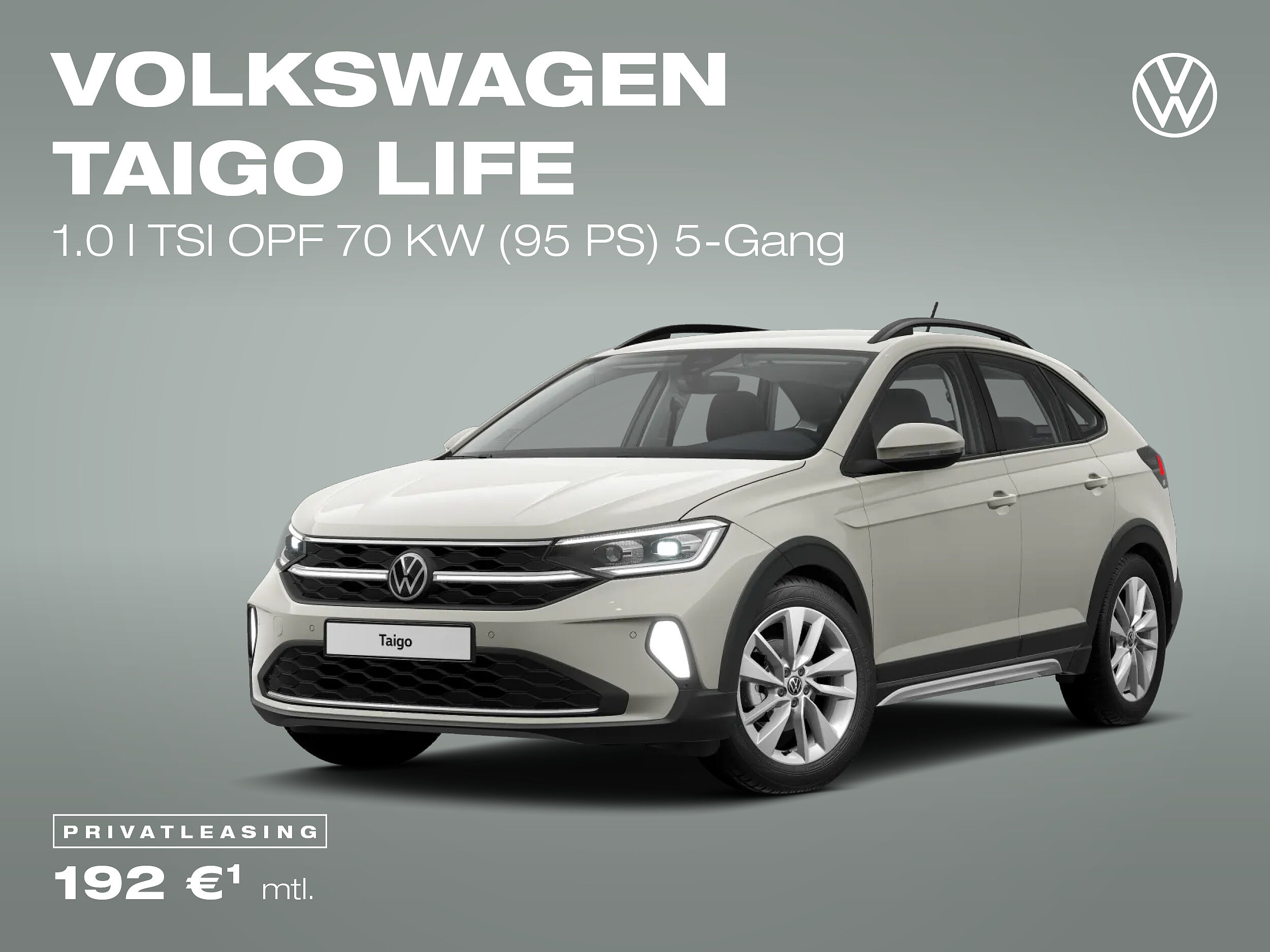 Volkswagen Taigo Life - Leasingangebote für Privatkunden Volkswagen Taigo Life
