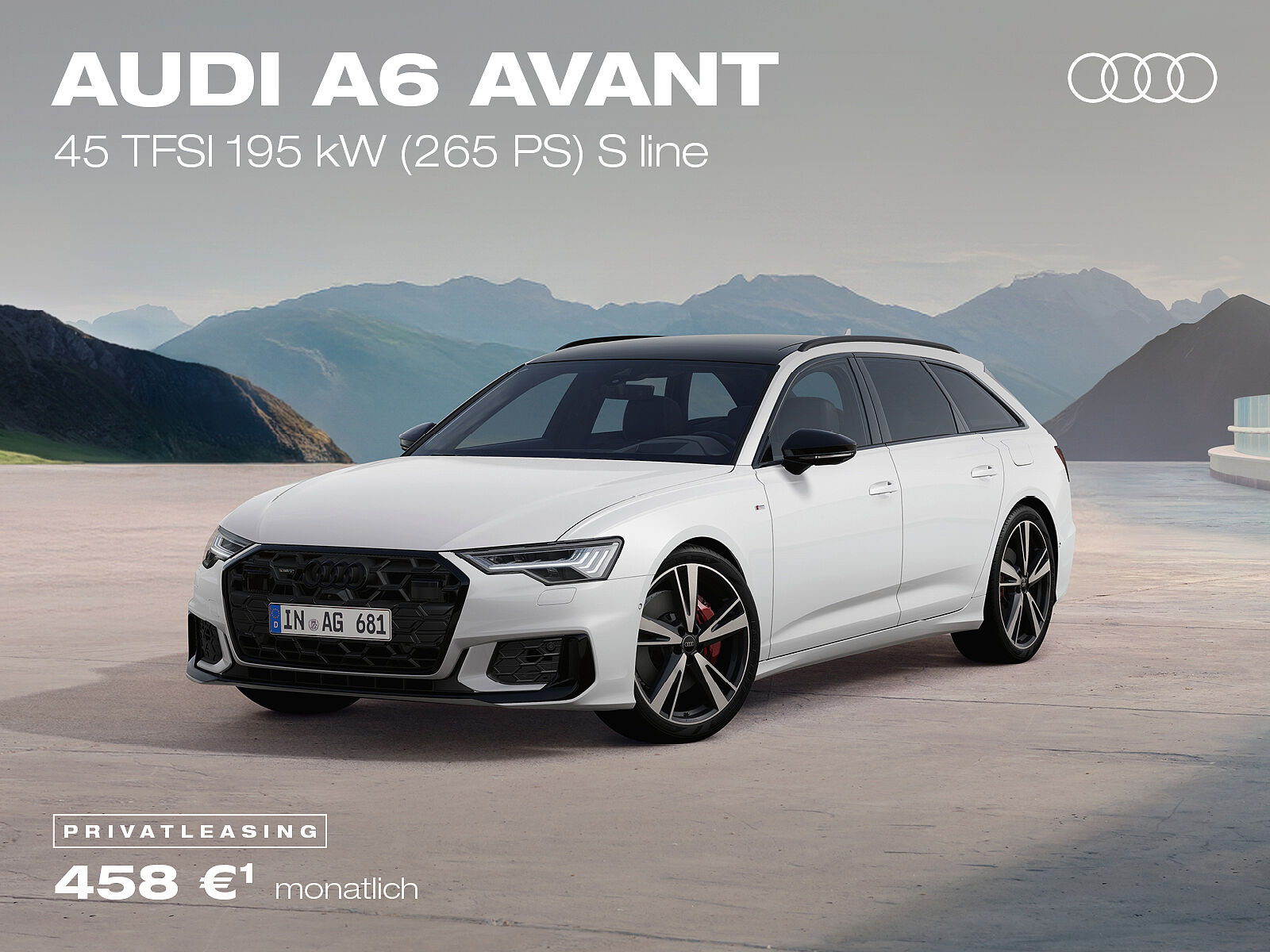 Audi A6 Avant – Gebrauchtwagen-Leasingangebot für Privatkunden Audi A6 Avant, weiß
