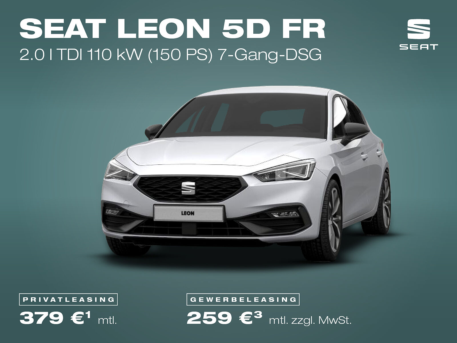 SEAT Leon FR Leasingangebote für Privat- und Gewerbekunden SEAT Leon FR