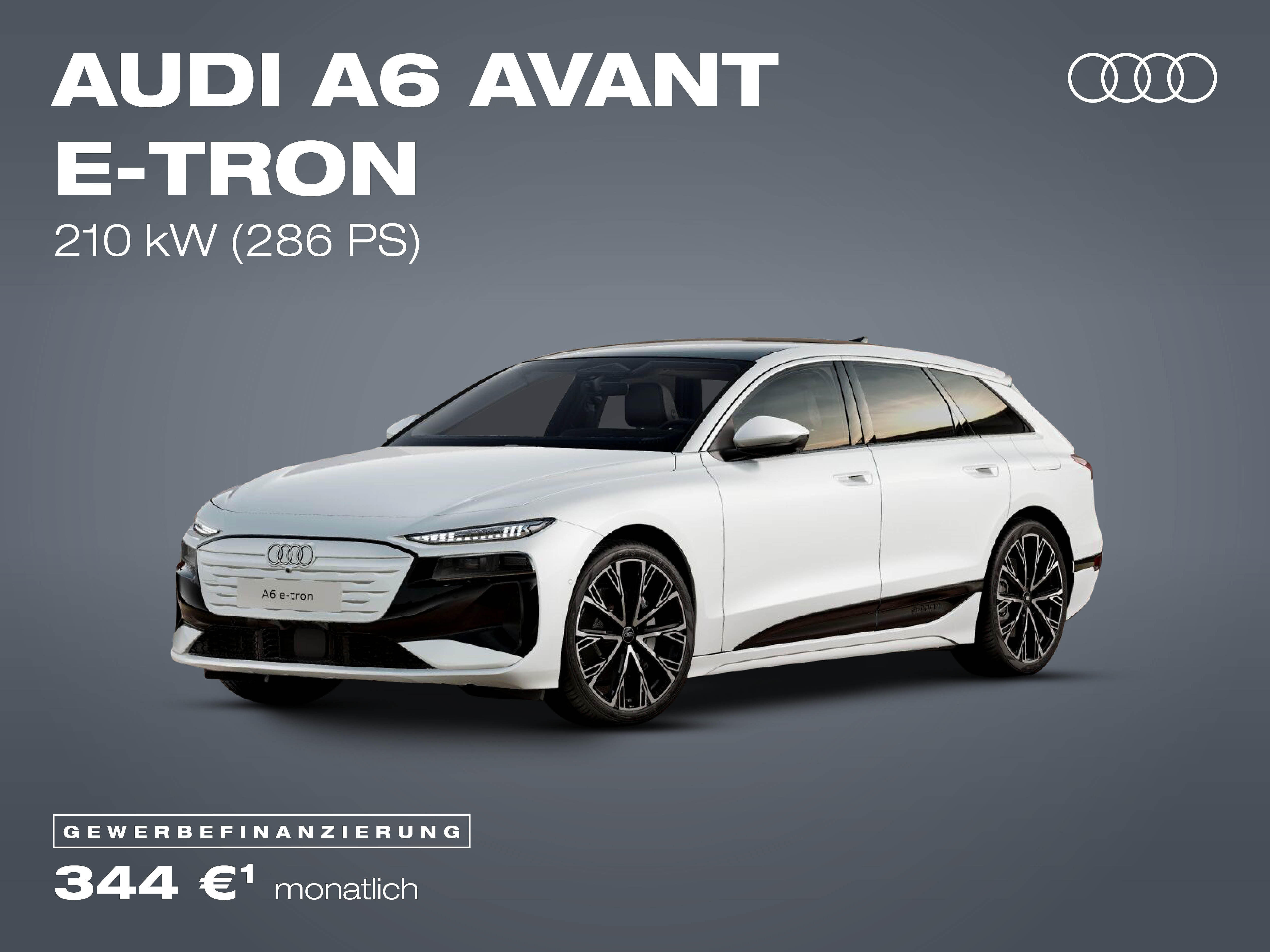 Audi A6 Avant Finanzierungsangebote für Gewerbekunden Audi A6 Avant, weiß