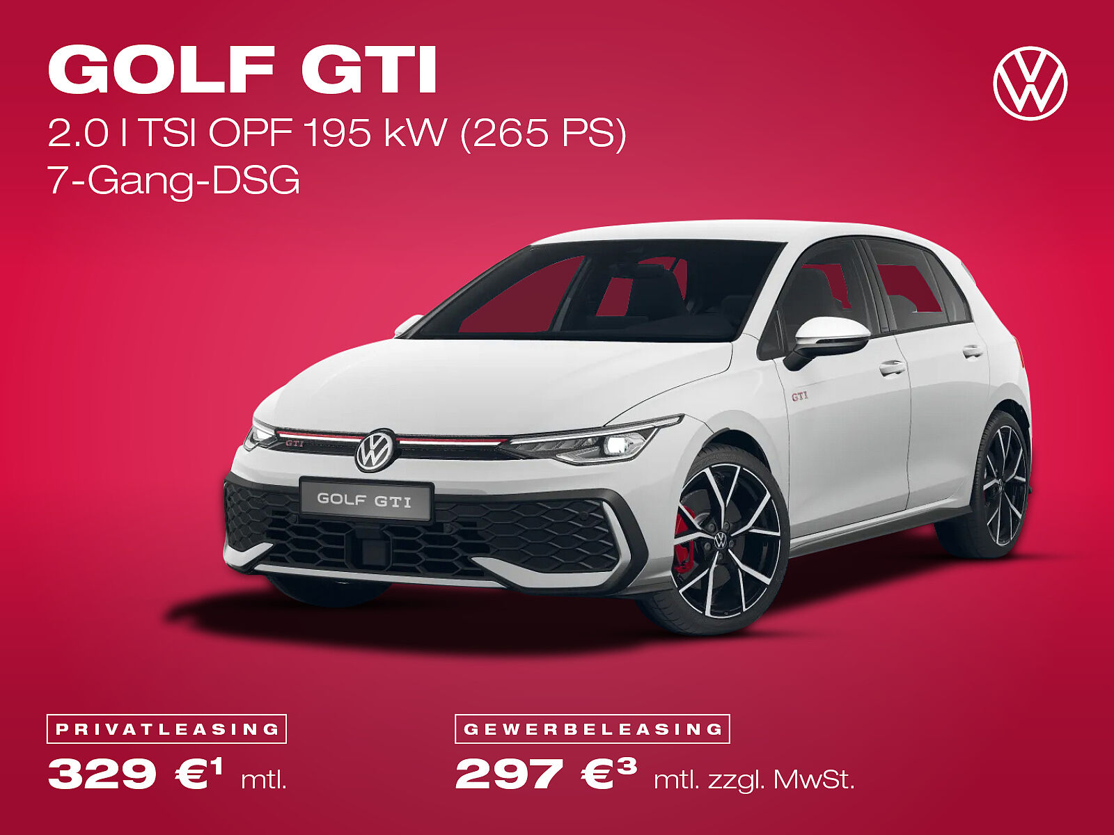 VW Golf GTI, weiß