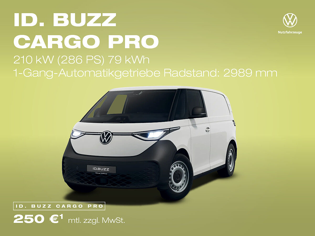 Volkswagen ID. Buzz Cargo Pro, Weiß