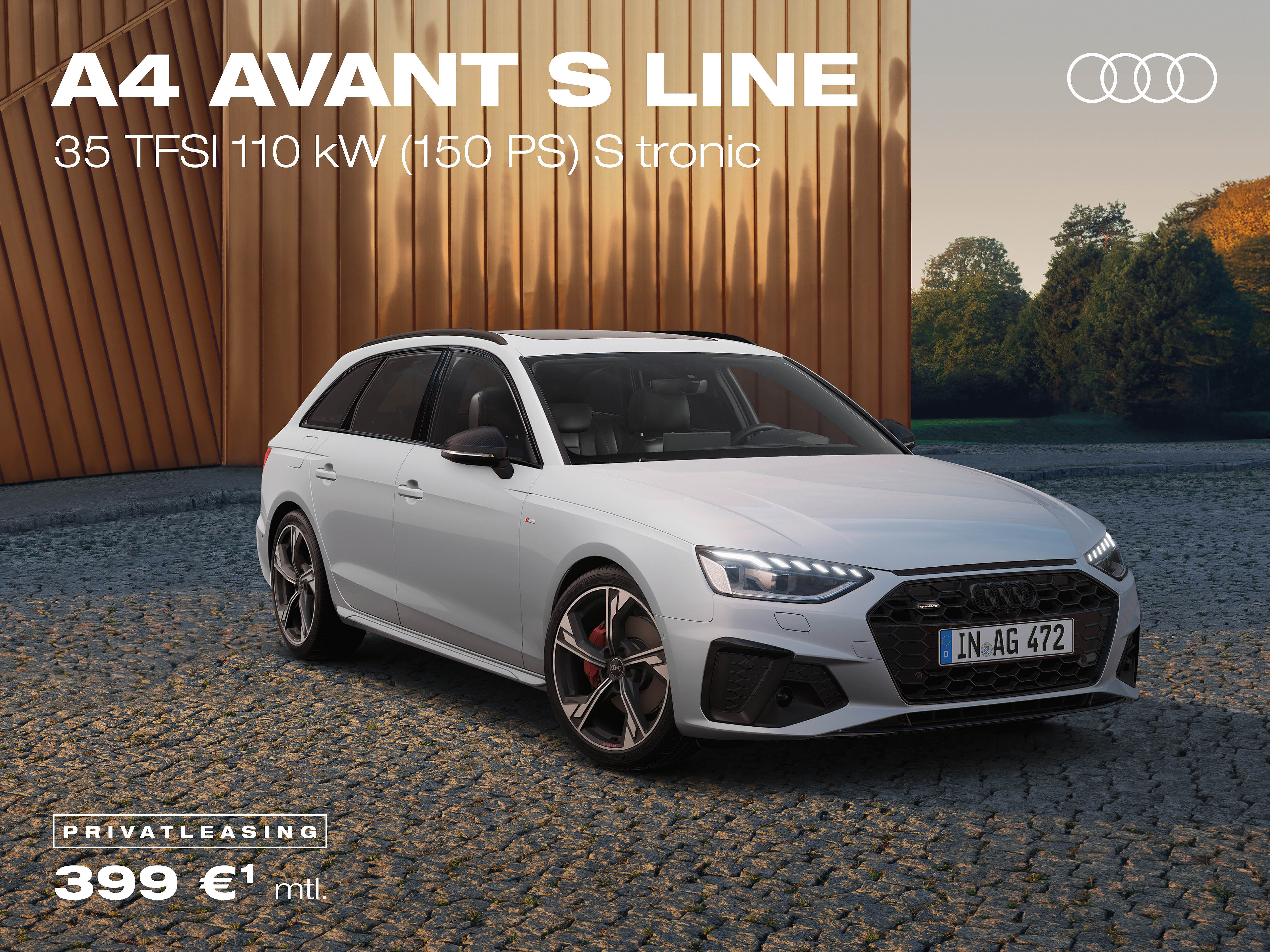 Audi A4 Avant, weiß