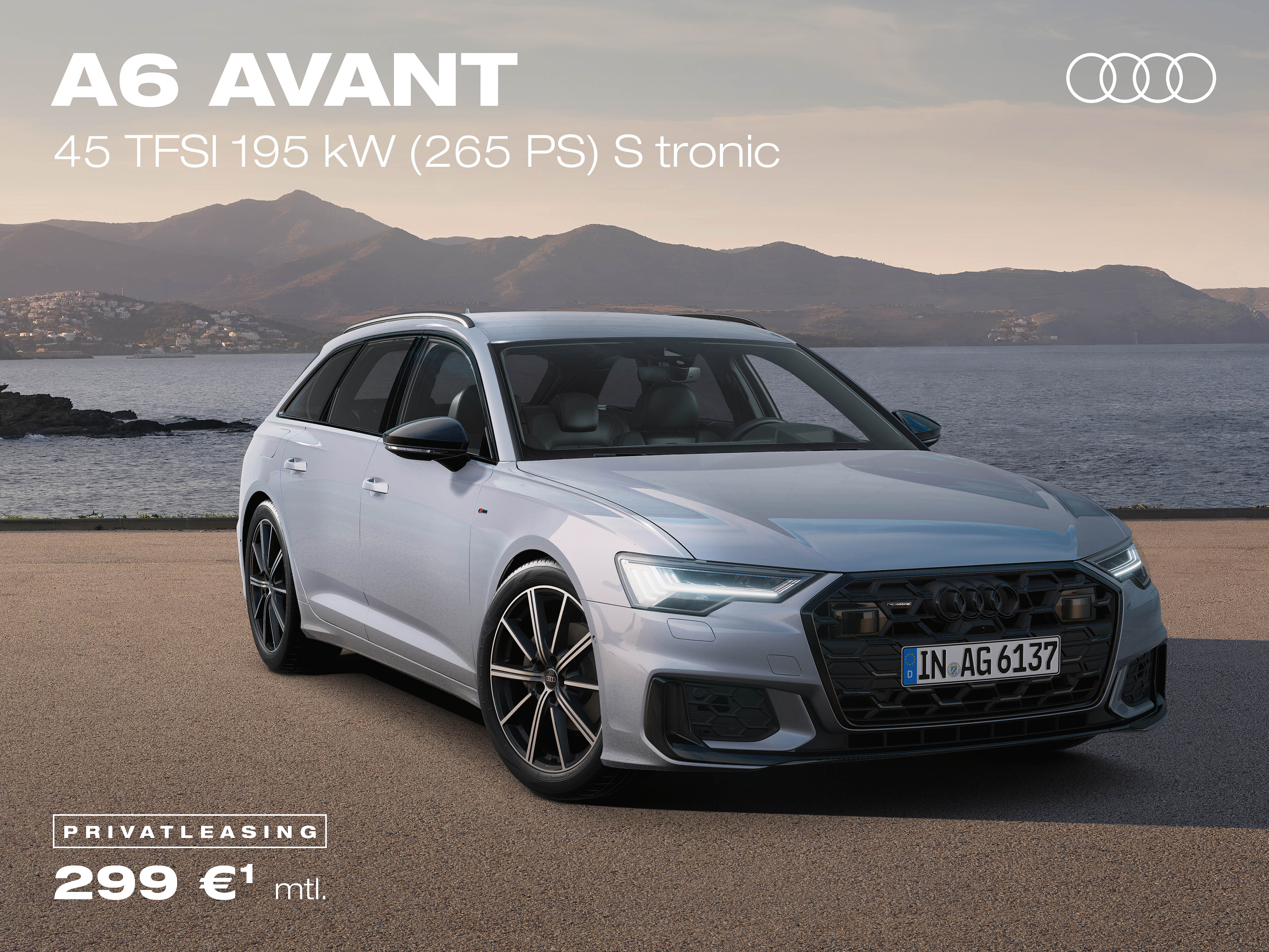 Audi A6 Avant, silber