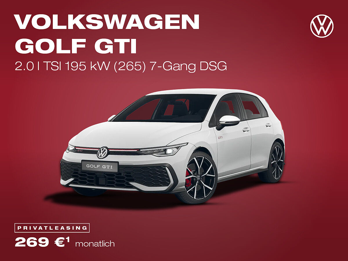 VW Golf GTI - Leasingangebote für Privatkunden VW Golf GTI, weiß