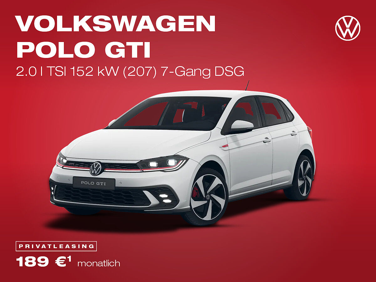 VW Polo GTI - Leasingangebote für Privatkunden VW Polo GTI, weiß