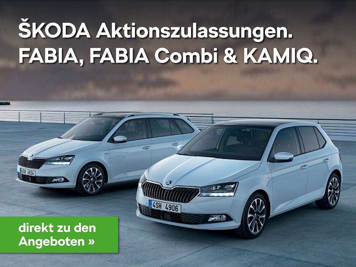 ŠKODA Fabia, Fabia Combi & Kamiq Aktionszulassungen