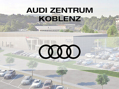 Stellenangebot Empfangs-Mitarbeiter (m/w/d, Vollzeit) in Koblenz Foto von Audi Zentrum Koblenz, Außenaufnahme Autohaus Front