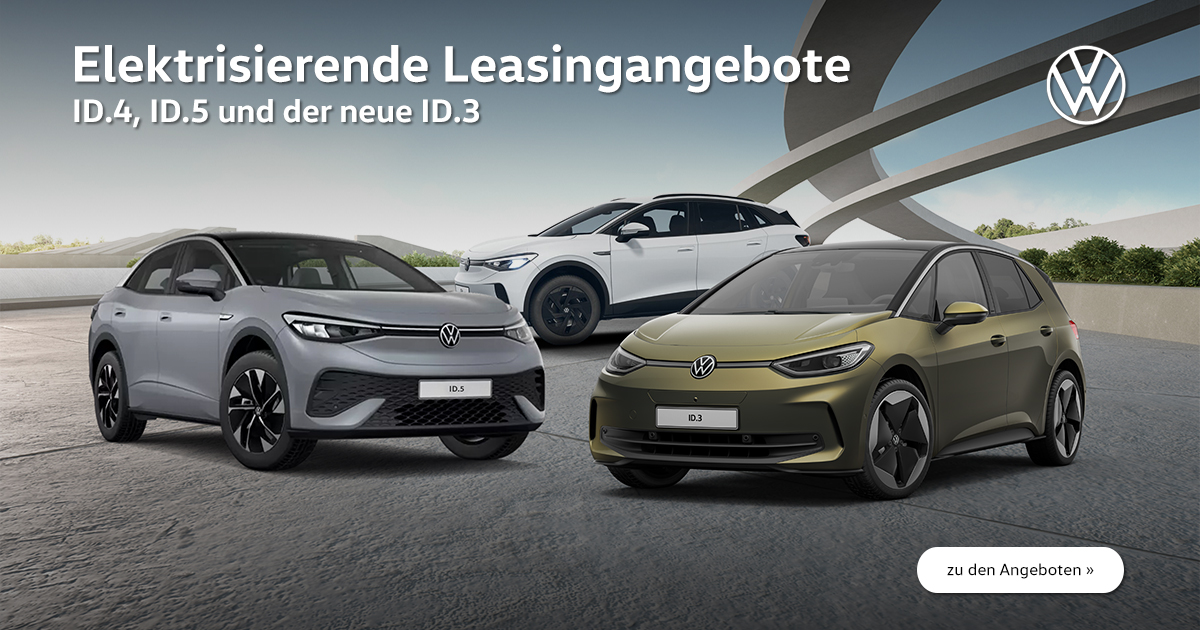 Volkswagen ID.3, ID.4 und ID.5 LeasingSonderangebote